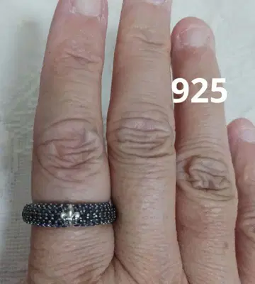 백합 문장 925 반지