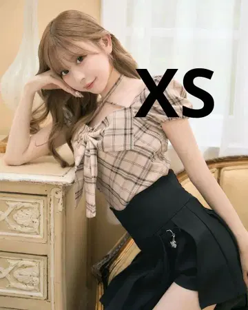 미셸 마카롱 깜짝 리본 블라우스 베이지 XS