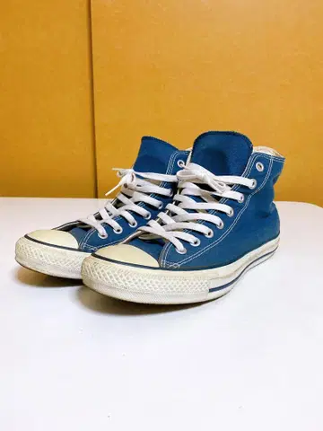 컨버스 올스타 네이비 계열 하이컷 스니커즈 28cm