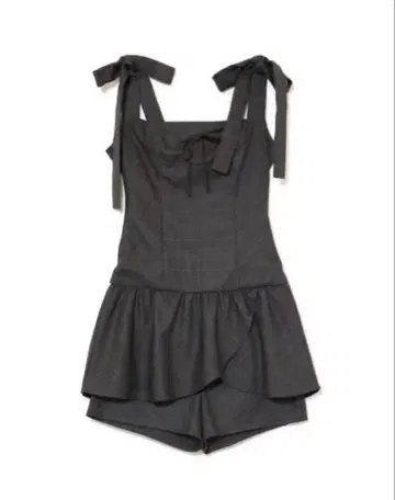 Andmary Rojina ribbon dress gray