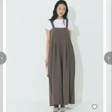 coca 린넨 라이크 와이드 살로펫 M 사이즈 브라운
