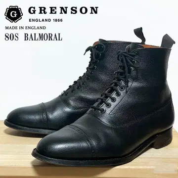 레어! 84년산 글렌슨 영국제 GRENSON 명품 발모랄 부츠 7H