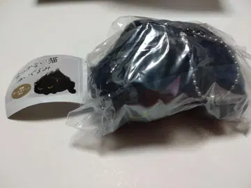 가챠 곁을 안 주는 고양이 봉제 인형 친정 검은 고양이