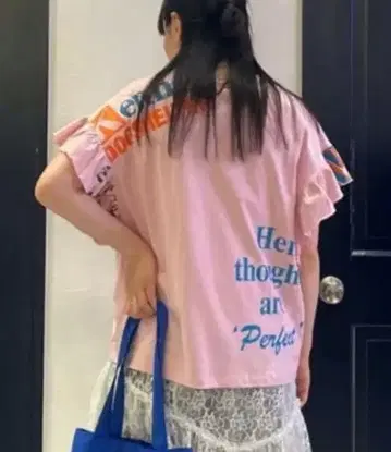 로데오 크라운 커스텀 리메이크 프릴 암 상의