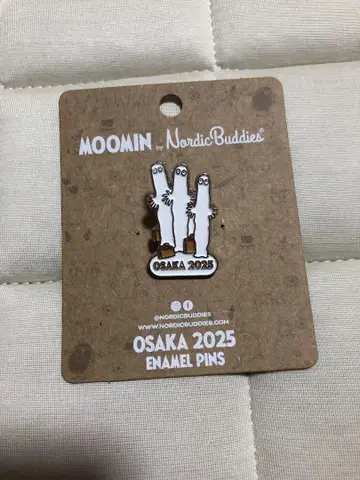 무민 뇨로뇨로 OSAKA 2025 엑스포 한정판 핀 배지 핀즈