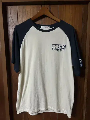 로킨 2024 래글런 티셔츠 L 사이즈 ROCK IN JAPAN
