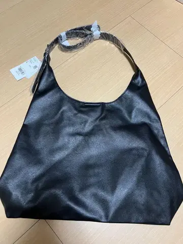 블랙 토트백 택 포함 미사용 새상품