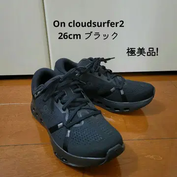 On cloudsurfer2 26cm US8 블랙 클라우드 서퍼 2