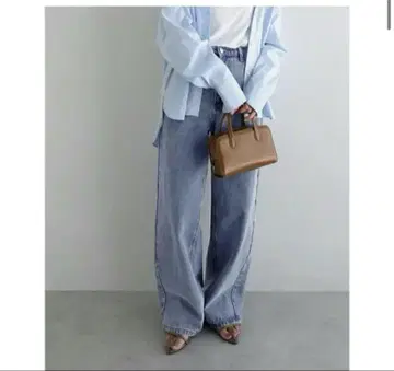 에버 네이비 커브 데님 S 사이즈