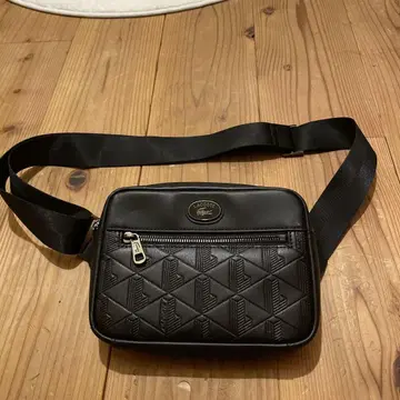 LACOSTE 바디백 블랙