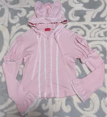 BABY 토끼 귀 가디건 후드티
