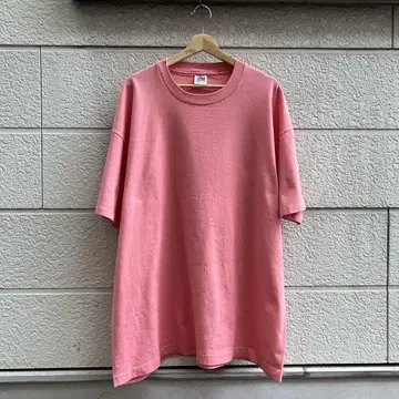 90s USA제 핑크 앤빌 무지 티셔츠 2XL 빈티지