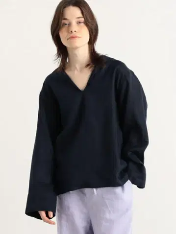 MACPHEE 네이비 긴팔 셔츠 세일러