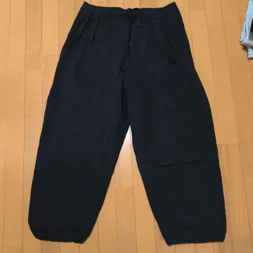 빔즈 BEAMS 벌룬 스웨트 팬츠 XL 블랙 와이드 루즈