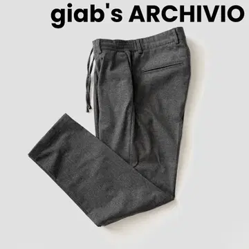 giabs 자브스 마사쵸 1 플리츠 워셔블 울 팬츠