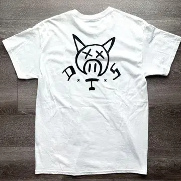 DOG TOWN 티셔츠 pig L 사이즈 도그타운 화이트