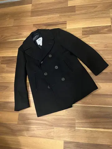 미군 U.S. NAVY DSCP 피코트 40R 블랙