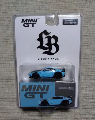 MINI GT Toyota GR86 Liberty Walk 한정판 블루
