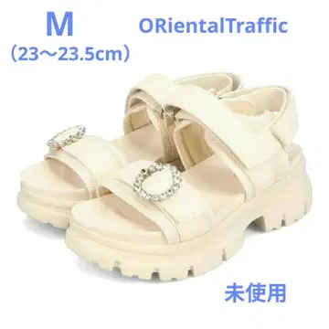 오리엔탈 트래픽 비쥬 모티브 스포츠 샌들 M 베이지