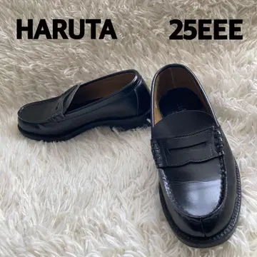 HARUTA 블랙 로퍼 25EEE