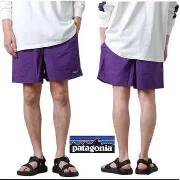 patagonia 보라색 숏팬츠