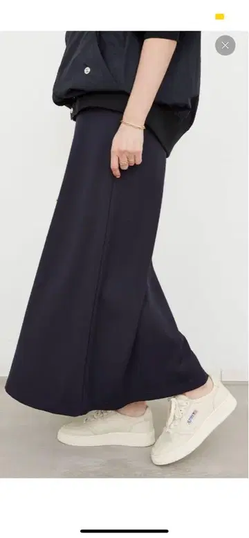 New Jersey Flare 스커트 네이비 38