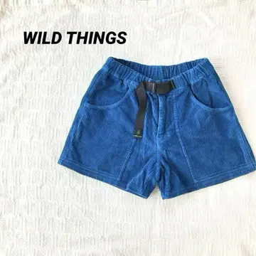 WILD THINGS 와일드 띵스 숏 팬츠 썸머 코듀로이