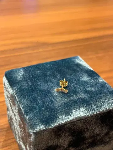 새상품 미사용 귀걸이 골드 아카 아카 귀걸이 AHKAH