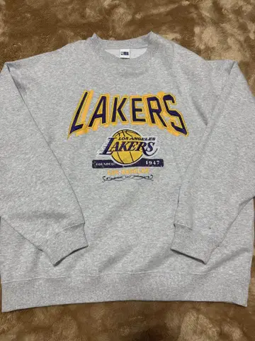 Lakers 맨투맨 그레이 NBA 로고
