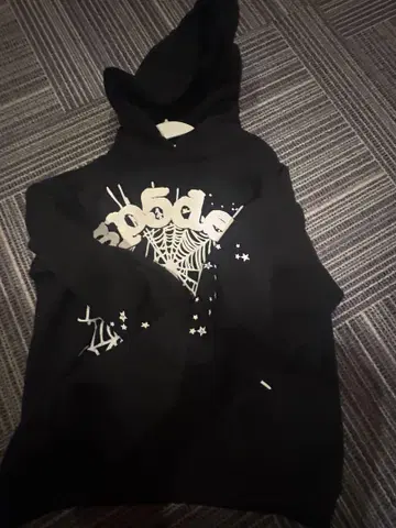 Spider 블랙 후드티 S 사이즈