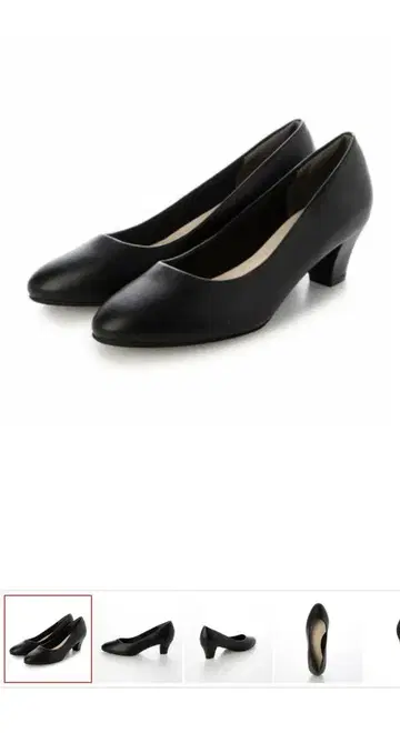 피티 Pitti 라운드 플레인 펌프스 22cm (블랙)
