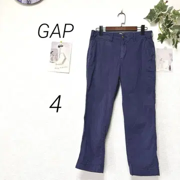 9361 GAP 갭 컬러 팬츠 사이즈 4 무지 캐주얼