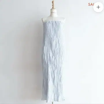 searoomlynn C/voile Crinkle 베어 원피스