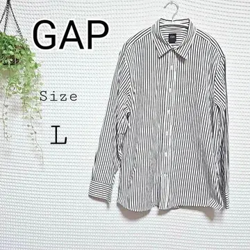 GAP 스트라이프 긴팔 셔츠 L 사이즈