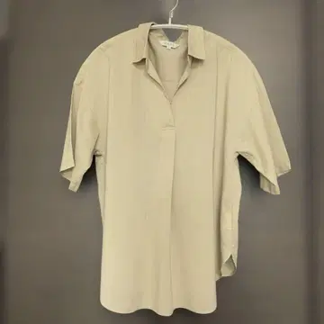 PLST 반팔 셔츠 베이지 S 사이즈