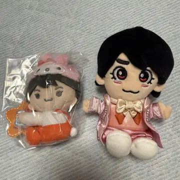 나니와 단시 오니시 류세이 봉제 인형 2종 세트