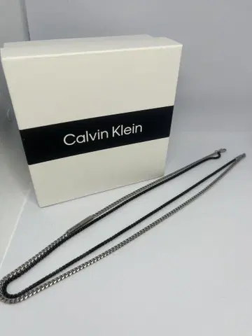 Calvin Klein 이중 체인 목걸이