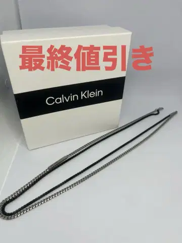 Calvin Klein 이중 체인 목걸이