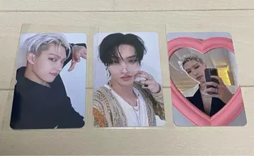 ateez makestar 럭키드로우 혜택 트레이딩 카드 민기