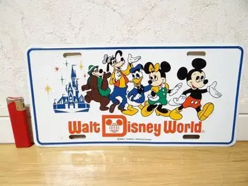 레어 빈티지 월트디즈니 WDW 번호판 레트로 당시 물건