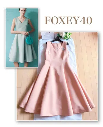 FOXEY 20만 고급 실크 울 원피스 40 컨디션 최상 rene