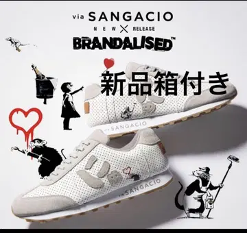 뉴즈 뱅크시 그래피티 SANGACIO 스니커즈 24cm