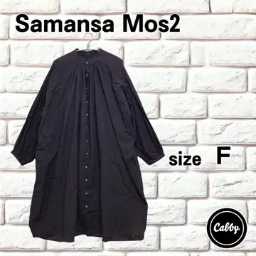 Samansa Mos2 사만사 모스모스 롱 셔츠 원피스 인도 면