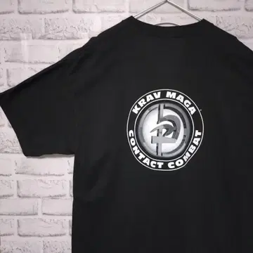 클럽 마가 티셔츠 L 블랙 격투기 KRAV MAGA