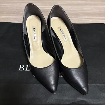 DIANA 블랙 스틸레토 펌프스 23.5cm