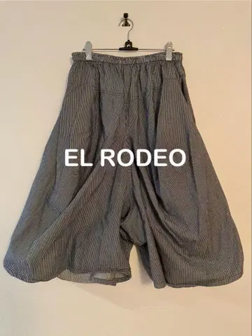 EL RODEO 엘 로데오 히코리 패턴 가우초 팬츠