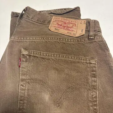 LEVI 501 브라운 데님 W32 L32