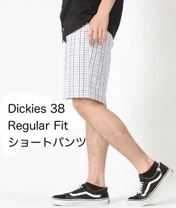 디키즈 REGULAR FIT 숏팬츠 체크 무늬 38