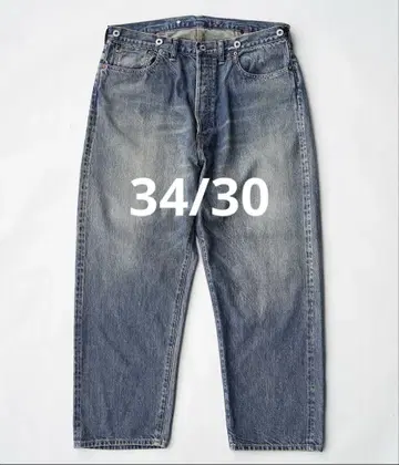 a.presse No.22 워시드 와이드 데님 팬츠