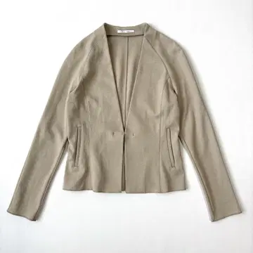 BEIGE, 노카라 자켓 베이지